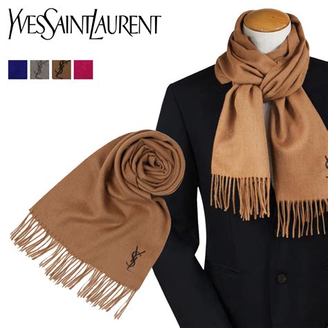 yves saint laurent men leather scarve